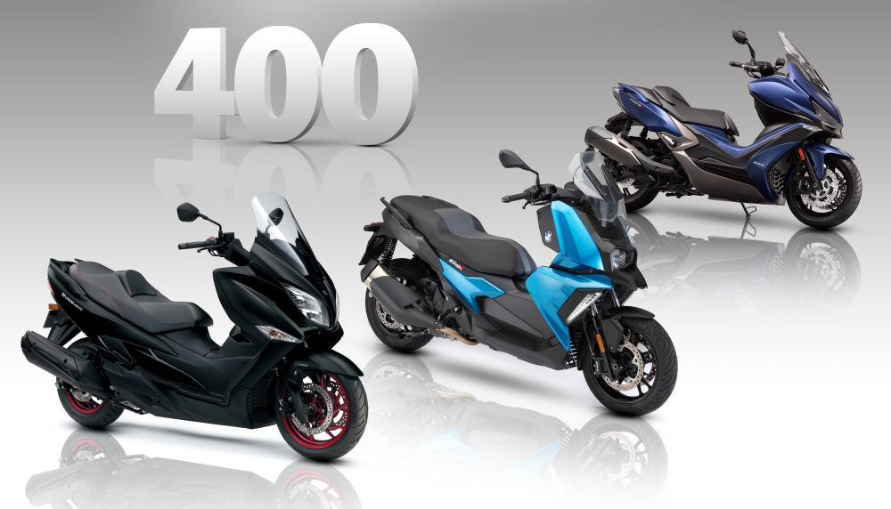 2018년에 선보이는 400cc 스쿠터들